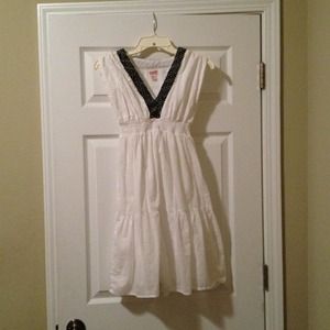 A white summer dress