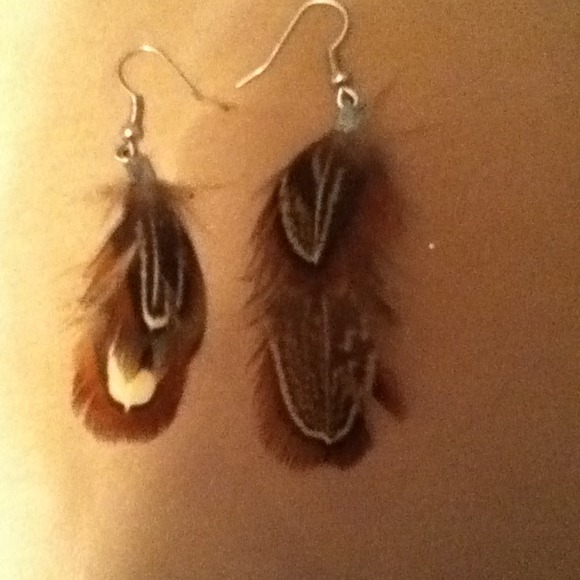 Feather earings