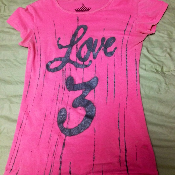 Cute pink love Vanity tee