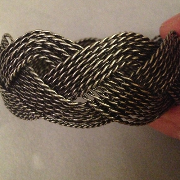 Braided Metal Cuff - Picture 2 of 2