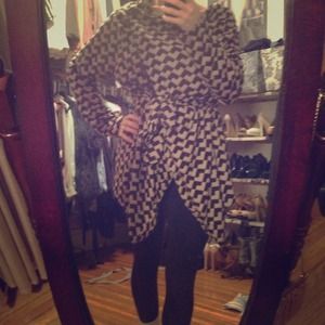 Chevron wrap sweater