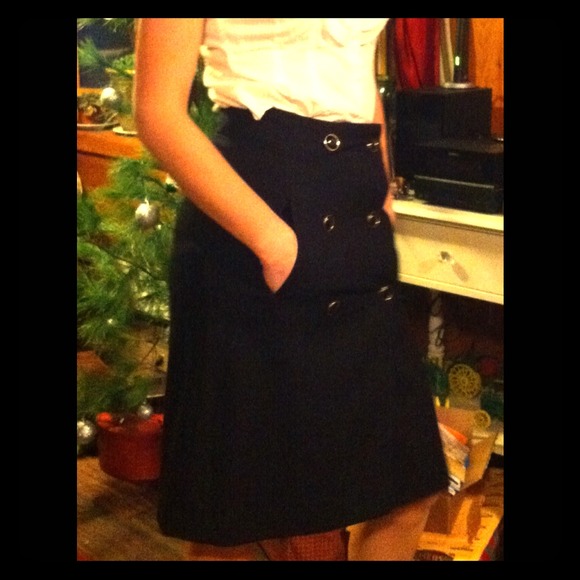 SOLD in bundle- Banana Republic wool skirt.