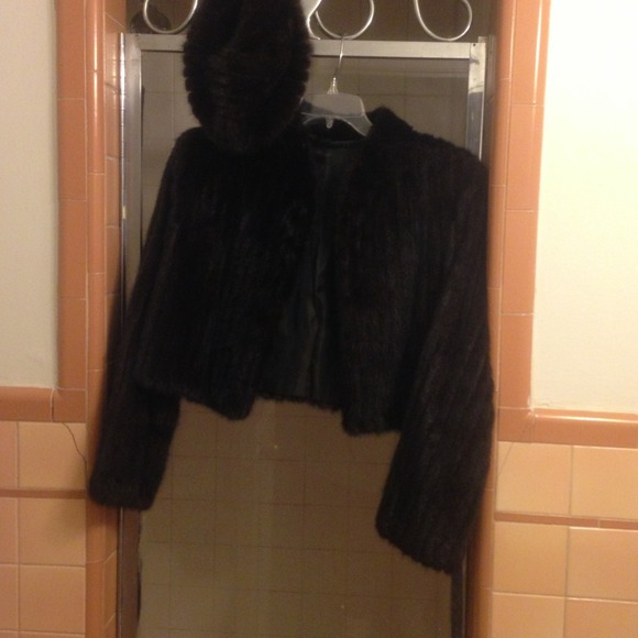 Authentic Mink Jacket With Matching Hat.