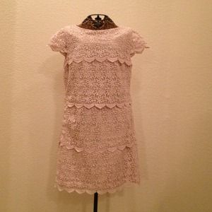 Champagne lace dress