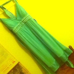 Baby blue short dress