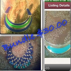 BUNDLE!!! 3 fashion necklaces