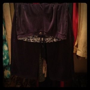 Blue velour lounge pants size XL