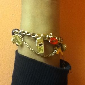 Betsey Johnson charm bracelet