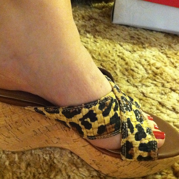 Stuart Weitzman animal print sandal