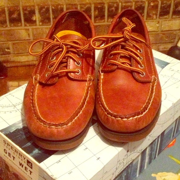 ❌SOLD❌ Sperry Top-Sider Dark Brown Loafers - Picture 1 of 4