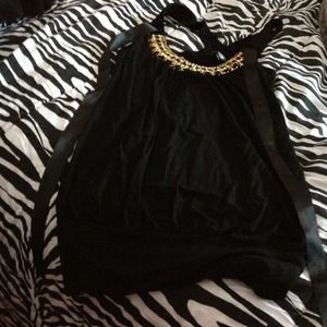 🎀Sold FOR BUNDLE WITHWHITE BLAZER🎀blackshirt