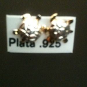Turtle earrings 925