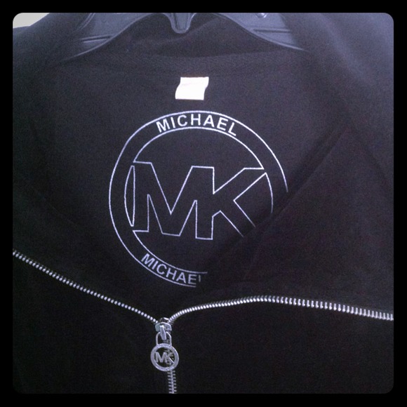 Michael Kors Jackets & Blazers - Michael Kors velour zipper up jacket size large