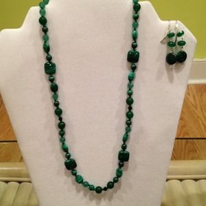 Malachite necklace
