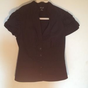 *****SOLD****** Black button top
