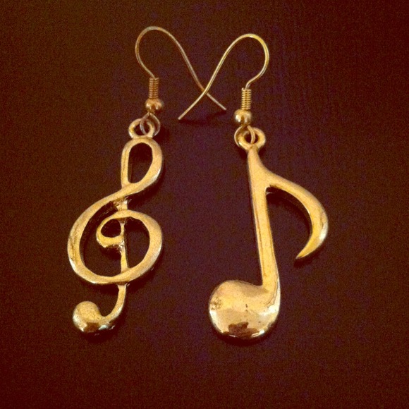 Jewelry - Musical notes earrings!