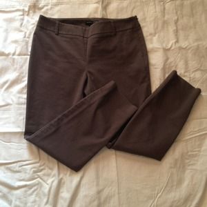 Side zip, brown pants