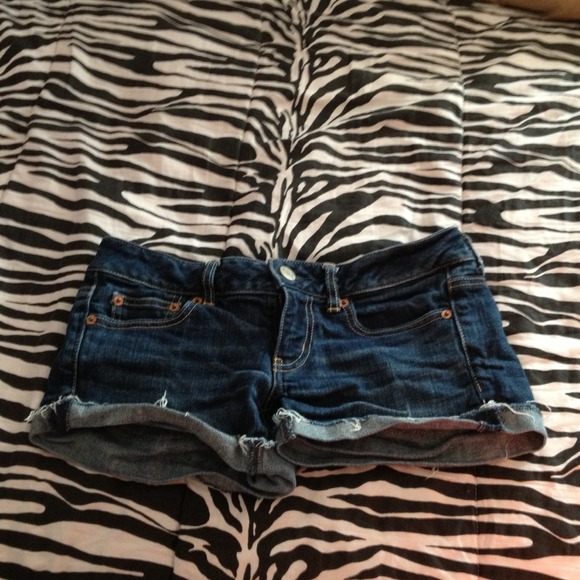 Denim shorts by American eagle