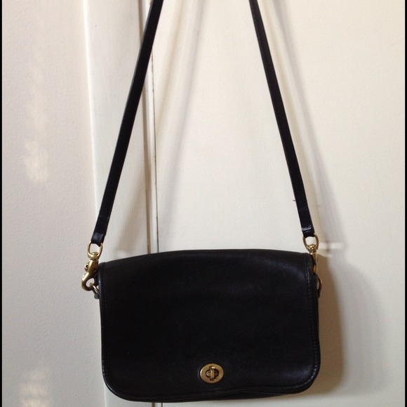 Vintage 80s authentic coach city bag dust bag incl