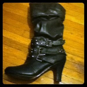 Biker-like boots