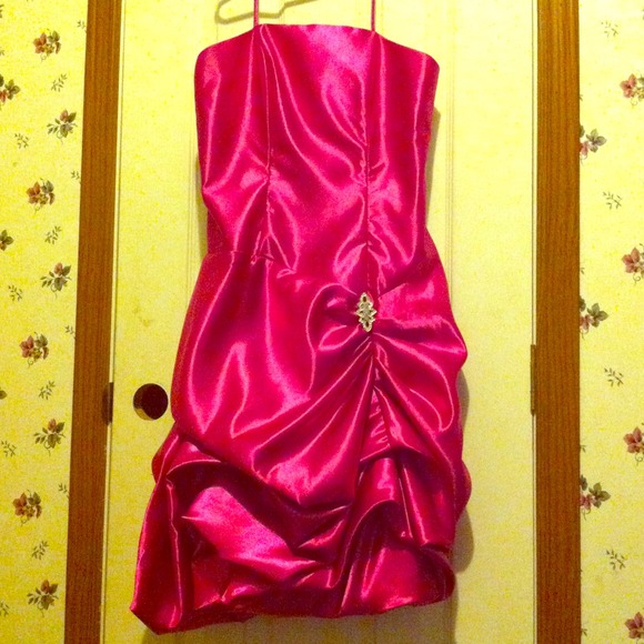 Pink party dress