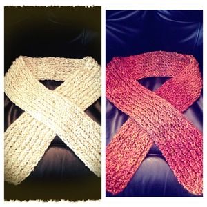 Hand Made Knitted Scarves