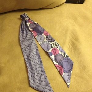 Authentic Coach handbag scarf