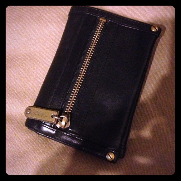 Black leather Cole Haan wallet