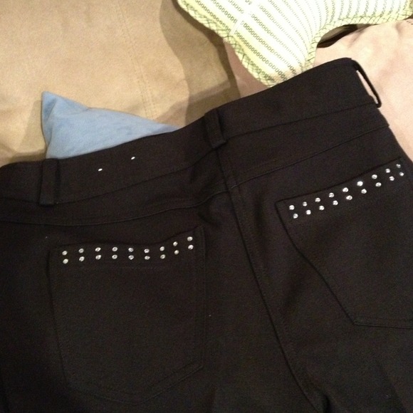 Stunning, studded blk dress pants. - Picture 2 of 4