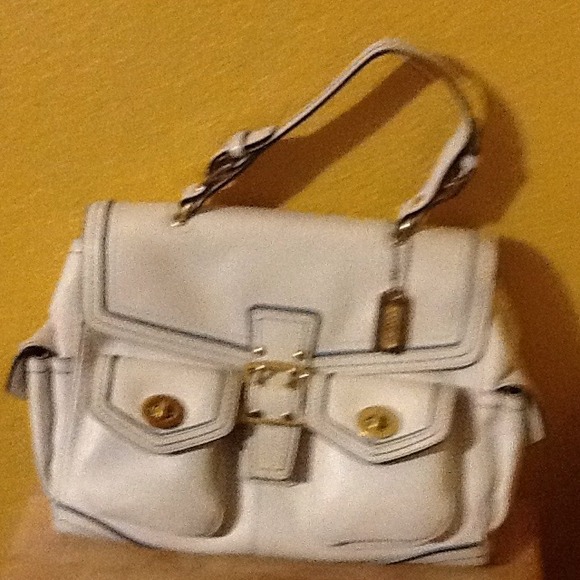 Authentic Coach white bag
