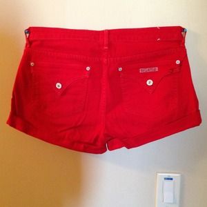 Hudson shorts color red