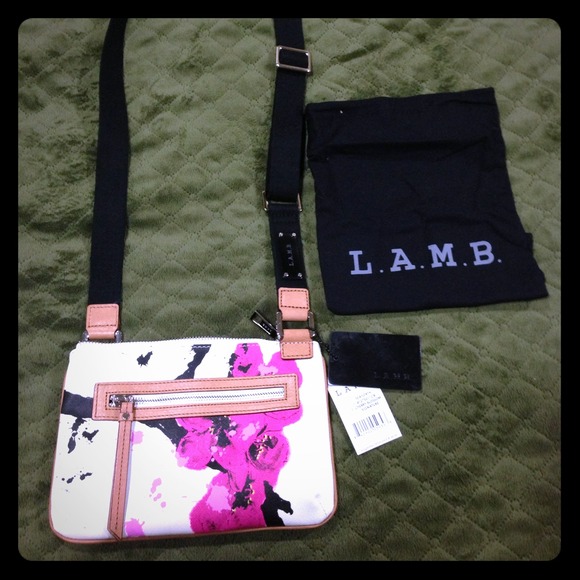 L.A.M.B. Handbags - SOLD!!!!! NWT L.a.m.b. Cherry Blossom cross body