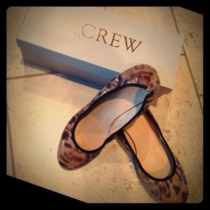 Reserved!!JCrew LulaLeopard Flat Sz 8