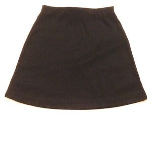 Really cute black stretch mini skirt