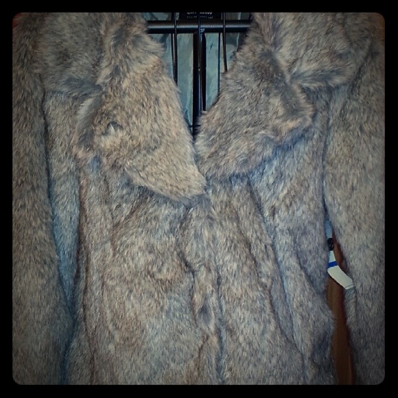 *****SOLD*******. Faux Fur Coat.. Thank You!