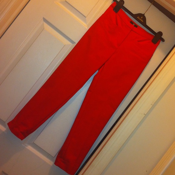 Fab Red pants. You can dress them up or down.