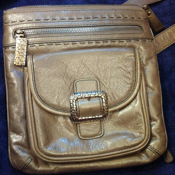 Brighton silver cross body bag
