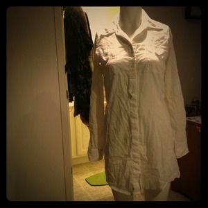 White dress button up