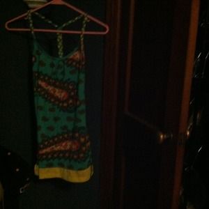 Tropical paisley summer top by charlotte russe!