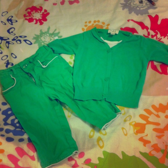 🔴SOLD🔴Cute Green Outfit