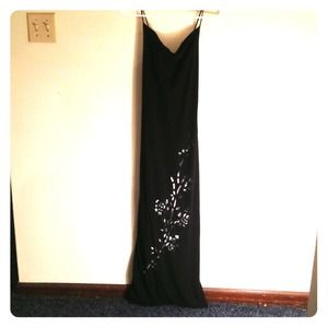 **Reduced** Gorgeous long black dress