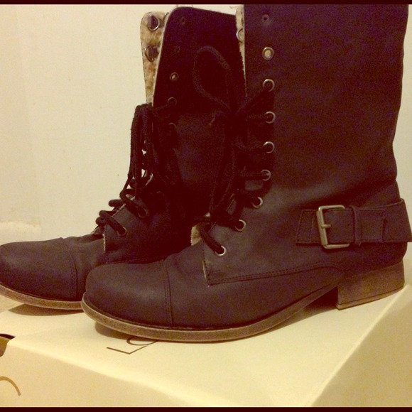 *SOLD in bundle** Lauren Conrad Combat Boots