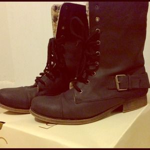 *SOLD in bundle** Lauren Conrad Combat Boots