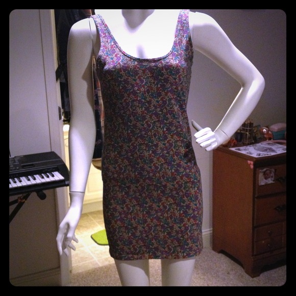 Floral print dress