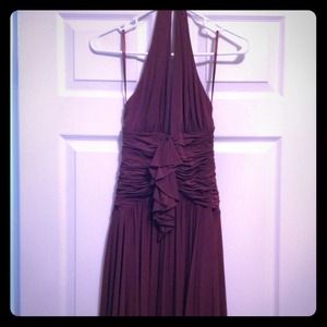 NWOT BCBGMAXAZRIA Backless Halter Dress