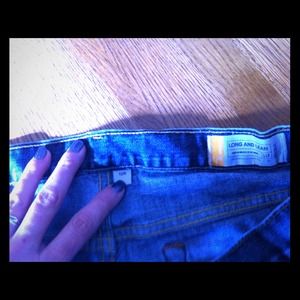 Price drop!! Gap long and lean jeans