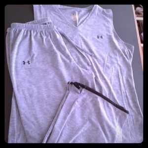 Under armor workout outfit