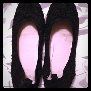 Sam Edelman black crochet flats