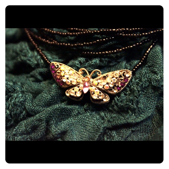 * Sold * Butterfly Necklace