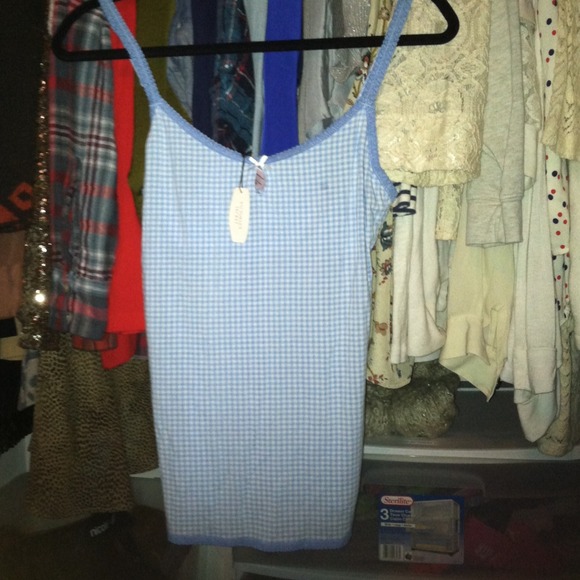 Victoria's secret baby blue stretchy soft tank